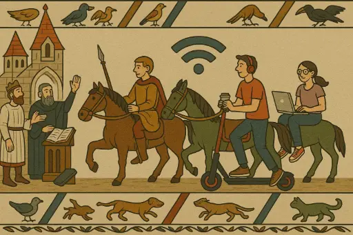 Cavalieri, peste e Wi-Fi